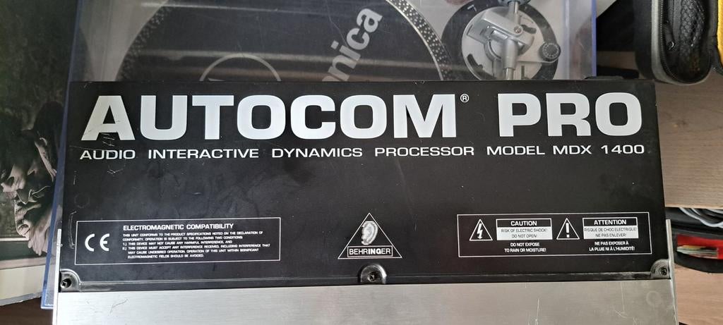 Behringer Autocom Pro MDX 1400 Audio Processor, Ophalen of Verzenden, Gebruikt