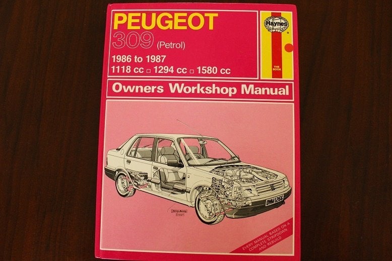 Peugeot 309 1986-1987  benzine modellen workshop manual, Auto diversen, Handleidingen en Instructieboekjes, Ophalen of Verzenden