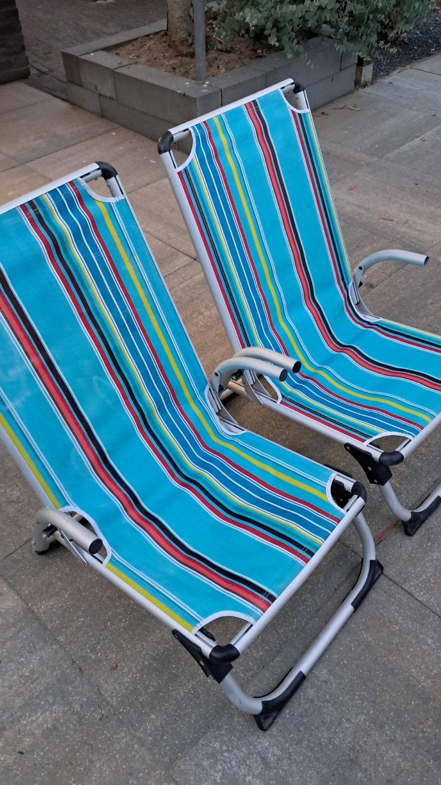 2 ANWB Lichtgewicht Inklapbare Strandstoeltjes - Vrolijk, Tuin en Terras, Ophalen, Gebruikt, Overige materialen, Inklapbaar