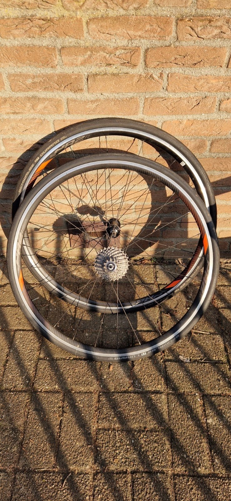 Velgen racefiets met cassette compleet zgan, Ophalen, Zo goed als nieuw, Overige merken