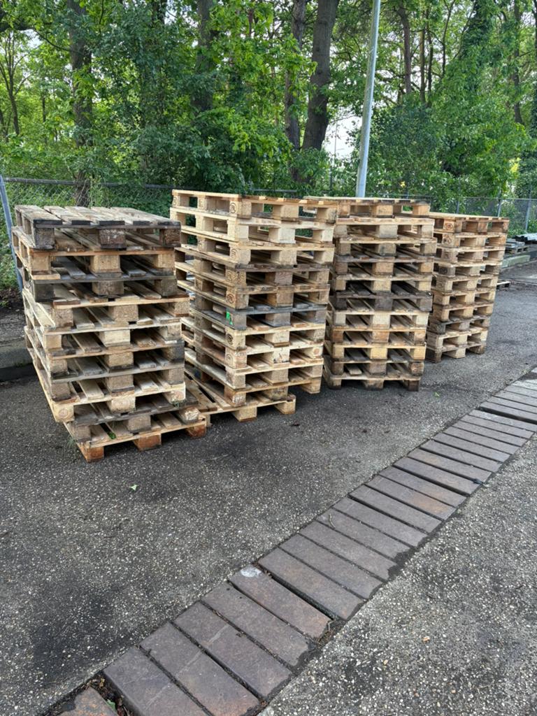 42 euro pallets (E-PAL), Doe-het-zelf en Verbouw, Kratten en Dozen, 100 cm of meer, 60 cm of meer, Overige typen, Minder dan 35 cm