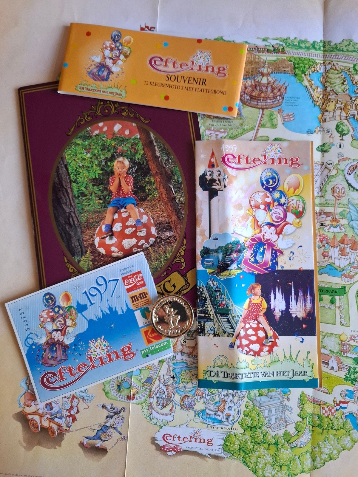 Vintage Efteling Verzameling 1997 – 45 Jaar Jubileum (Comple, Ophalen of Verzenden, Overige typen