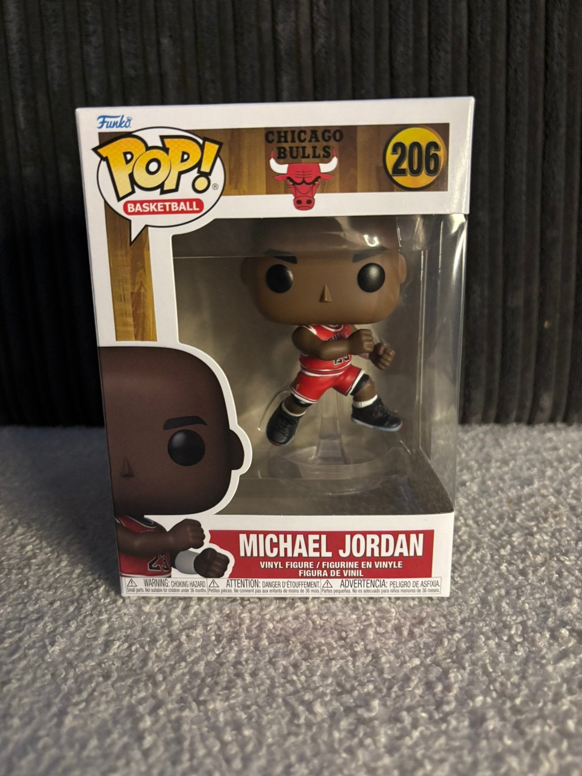 Funko Pop Chicago Bulls Michael Jordan 206, Nieuw, Ophalen of Verzenden, 2802 Wetmore Ave Everett, WA 98201 USA, Support@funko.com