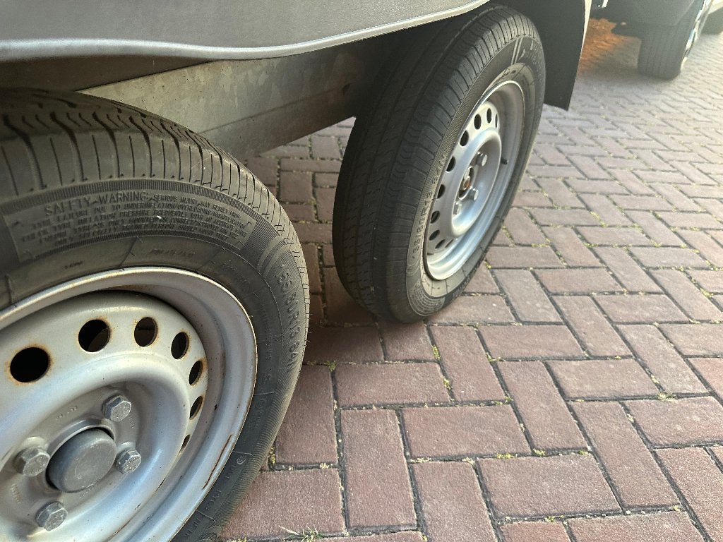 Tandemasser aanhanger met huif – met steunpoten, Auto diversen, Aanhangers en Bagagewagens, Ophalen, Gebruikt