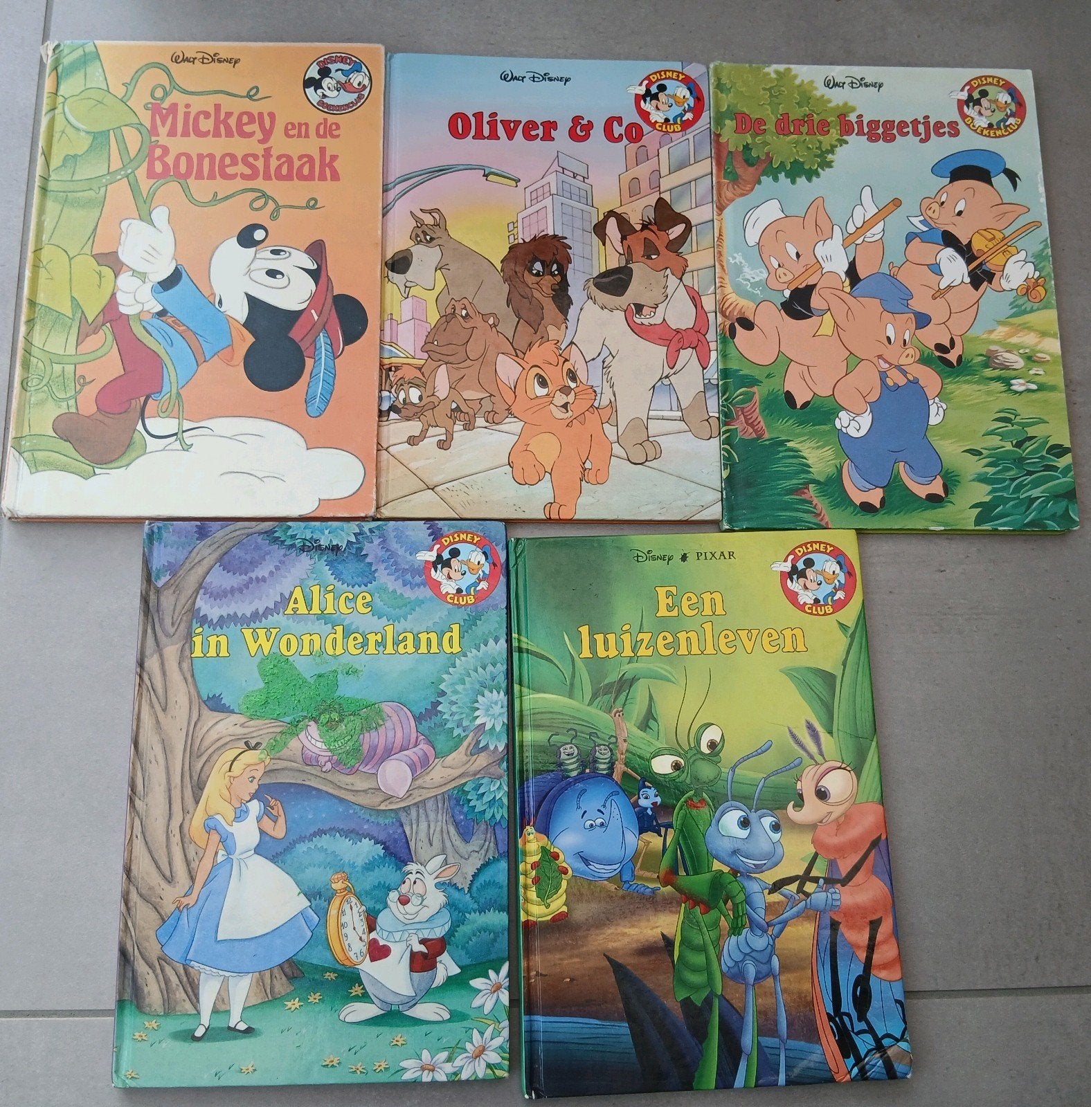 Set van 5 Disney Boekjes / Kinderboeken, Boeken, Ophalen of Verzenden, Gelezen, Jongen of Meisje, Fictie algemeen
