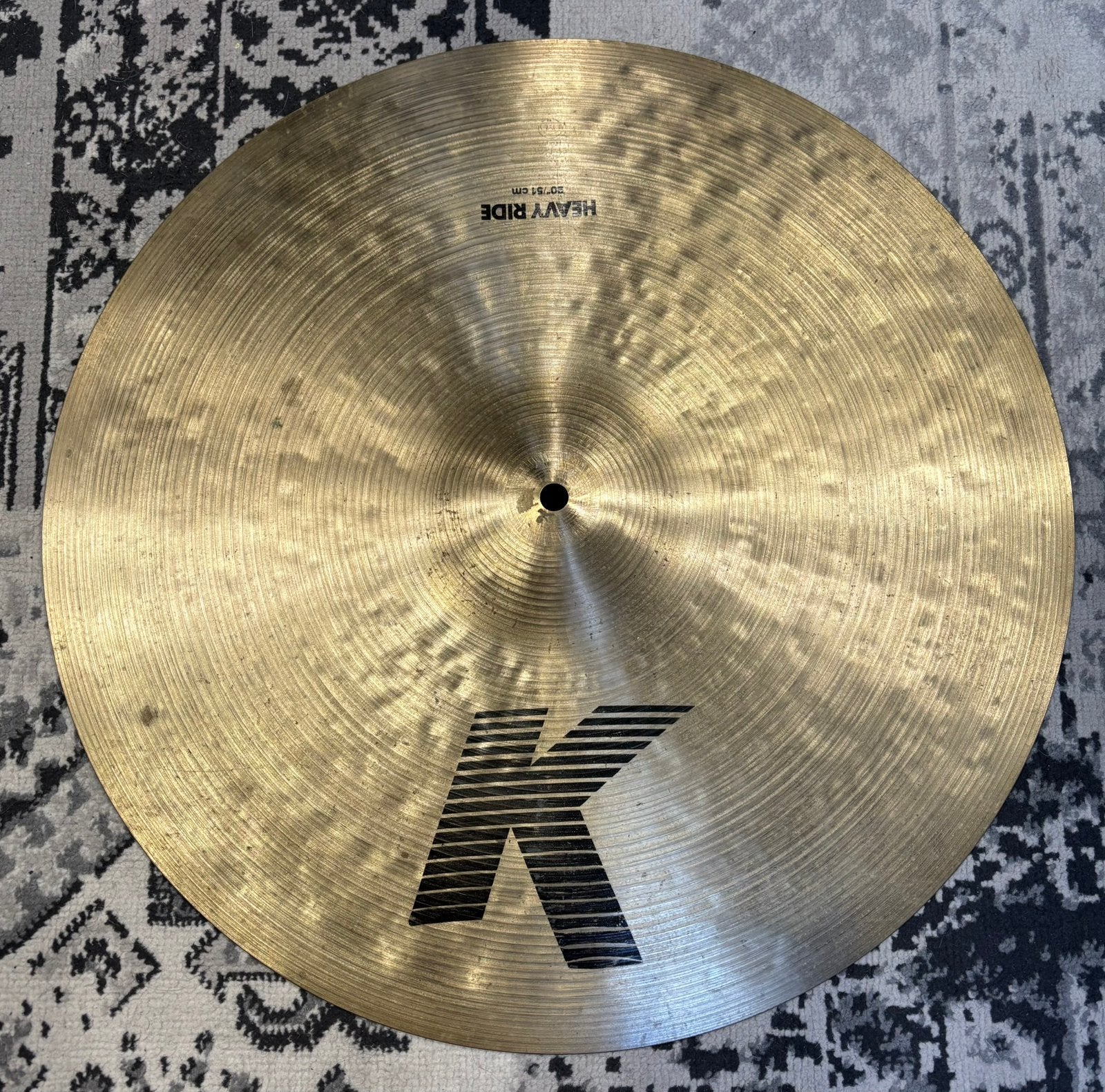 ZILDJIAN K HEAVY RIDE 20” IAK (1988-1993)PRE-SERIAL, Ophalen of Verzenden, Zo goed als nieuw