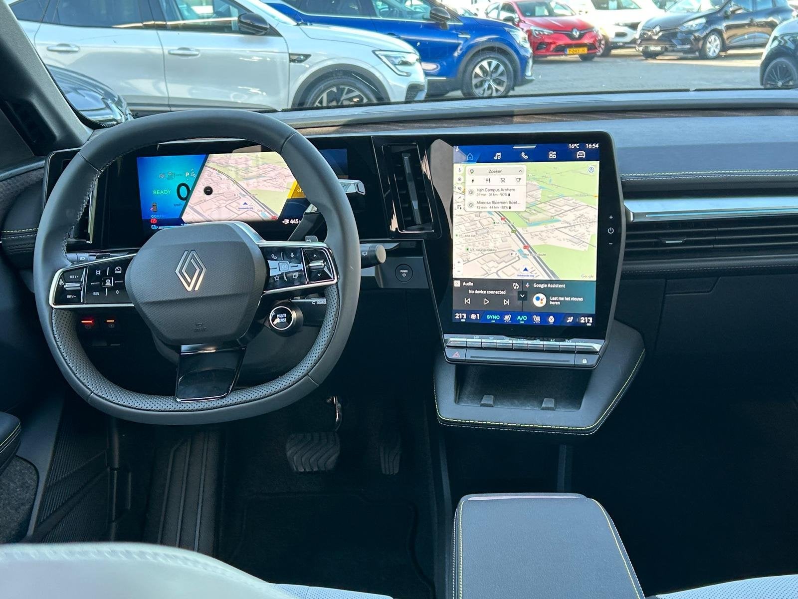 Renault Megane E-Tech comfort range iconic 60 kWh | DEMO | H, Auto's, Huisgarantie, Zwart, 1619 kg, 900 kg