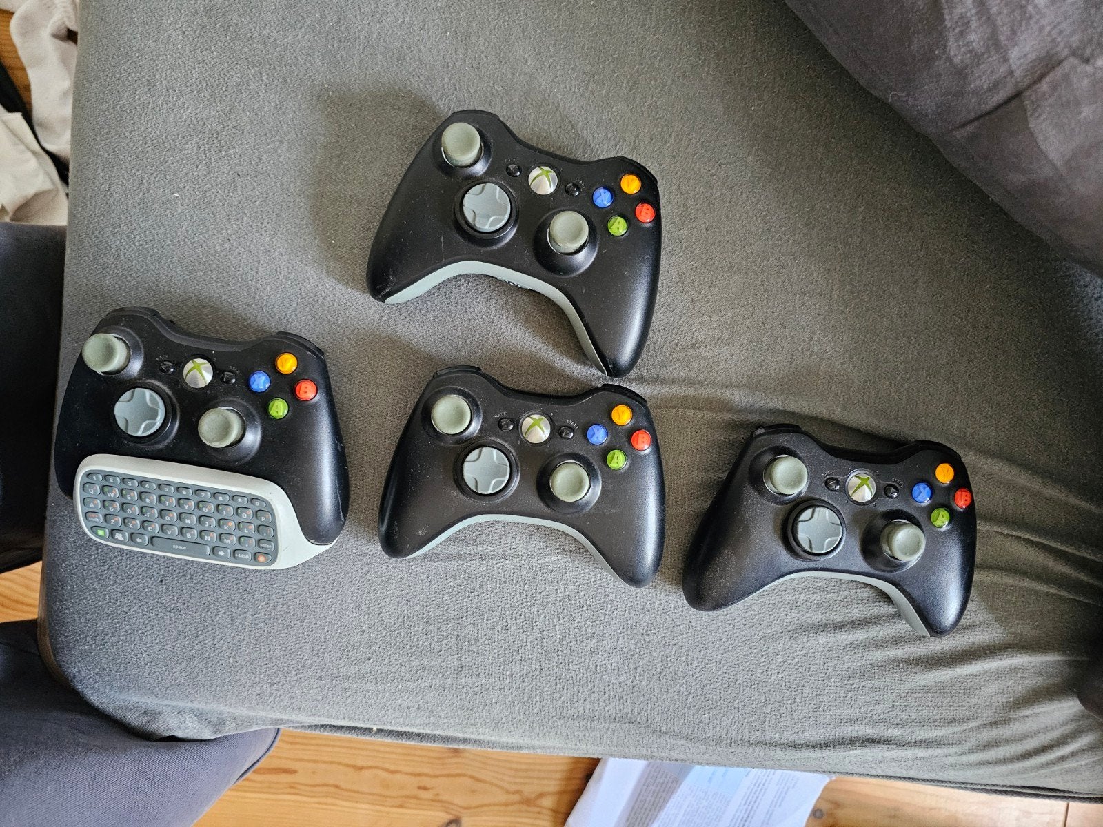 Xbox 360 Controllers - Set van 4, Gebruikt, Ophalen of Verzenden, Controller, Xbox 360