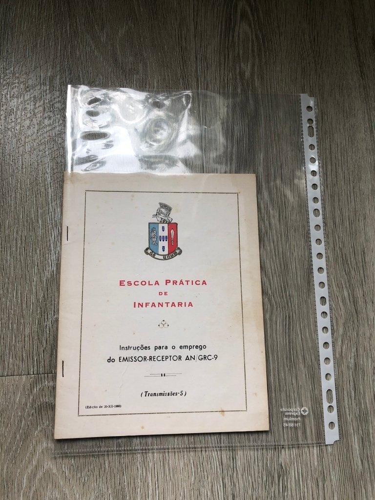 Portugees Mozambique oorlog handboekje GRC-9, Verzamelen, Ophalen of Verzenden, Landmacht, Overige gebieden, Boek of Tijdschrift