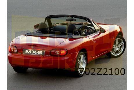 Mazda MX-5 (4/98-3/05) achterbumper (te spuiten) Origineel!