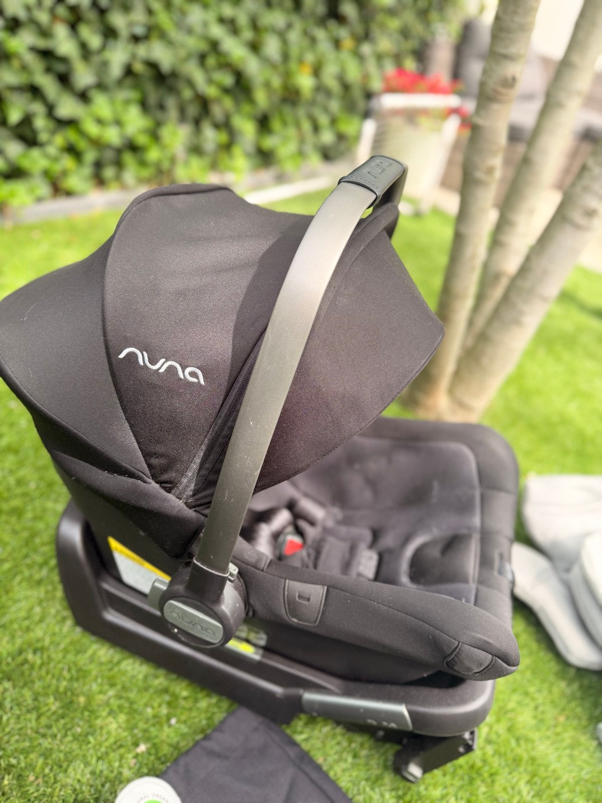 Nuna Pipa Lite LX autostoel met Isofix base en accessoires, Overige merken, Gebruikt, Isofix, 0 t/m 13 kg