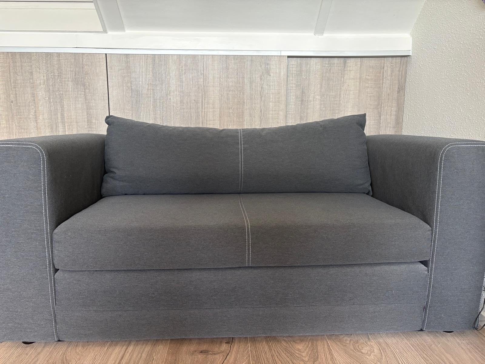 slaapbank, Ophalen, Zo goed als nieuw, Tweepersoons, 140 cm