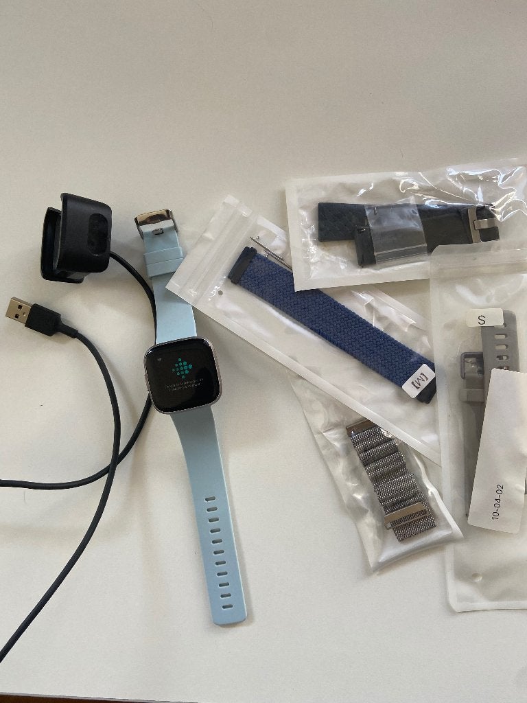 Fitbit met extra bandjes, Sport en Fitness, Ophalen of Verzenden, Gebruikt, Overige merken