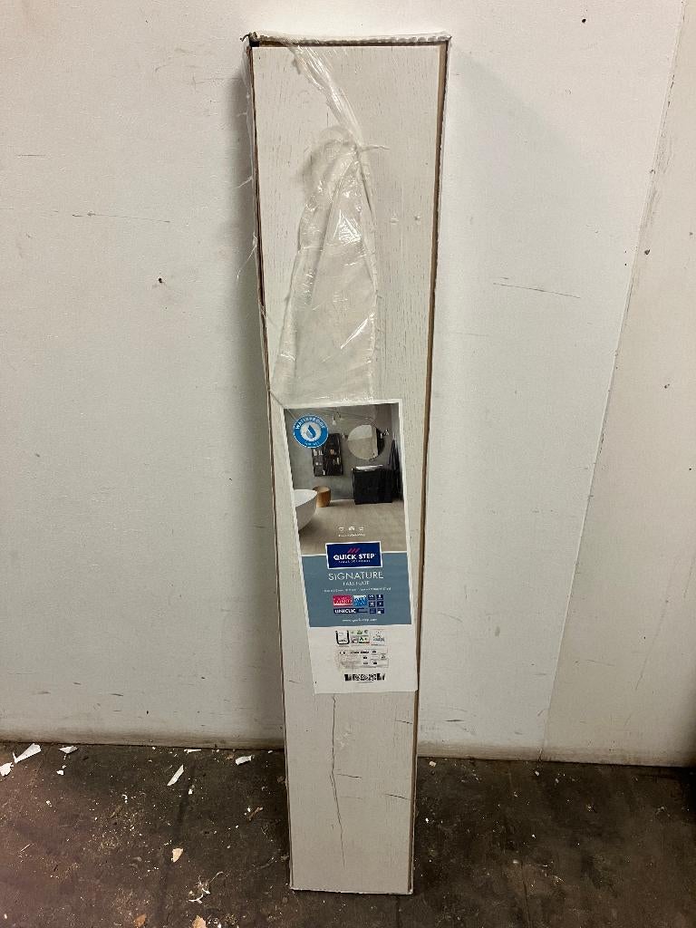 PVC kaminaat Quick-Step Capture Eik, Geverfd Wit, SIG4753, Kunststof, 50 tot 150 cm, Ophalen of Verzenden, Zo goed als nieuw