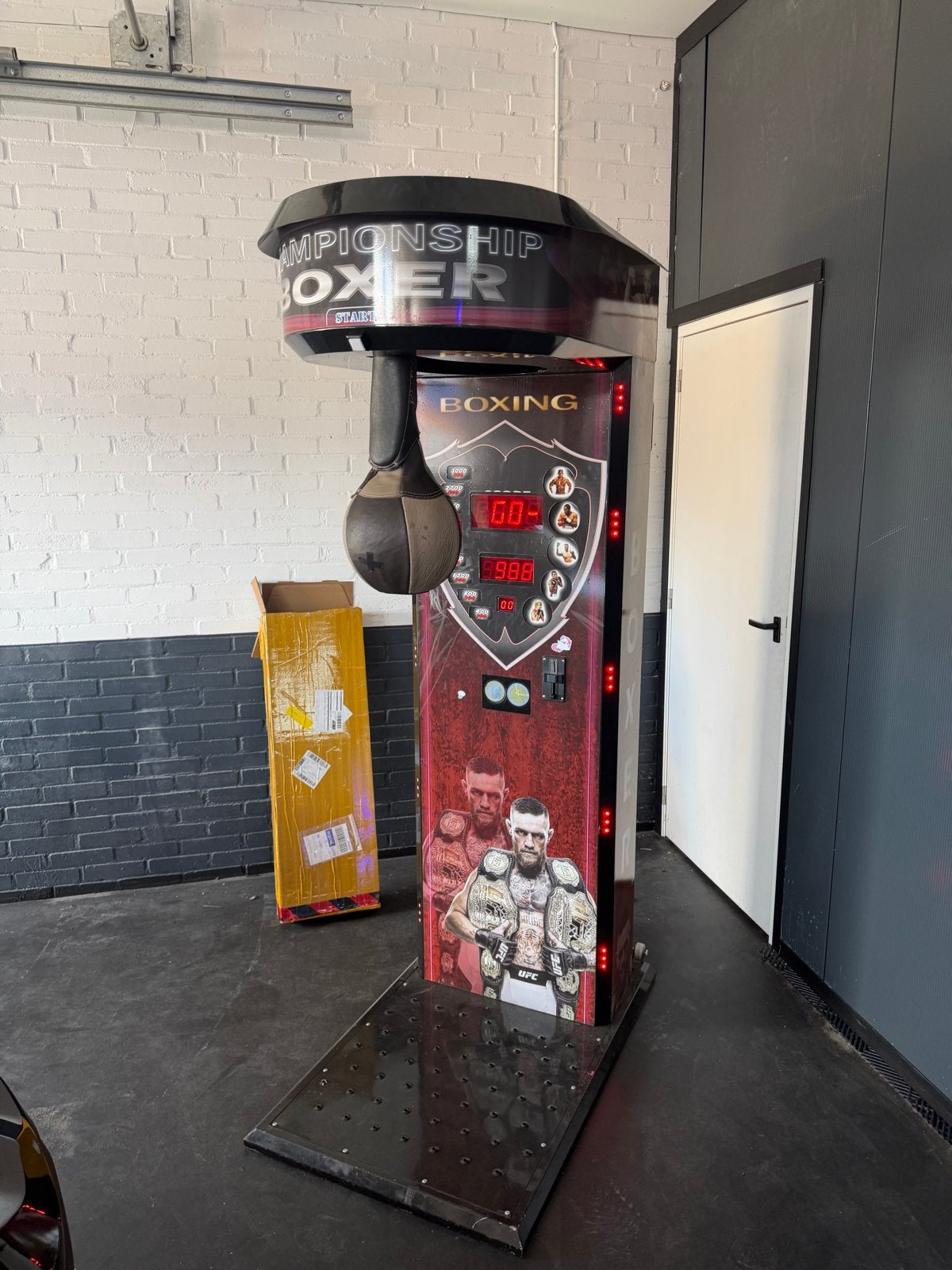 Boxbalmachine Championship Boxer Arcade Boksbal Machine, Ophalen, Gebruikt, Boksbal