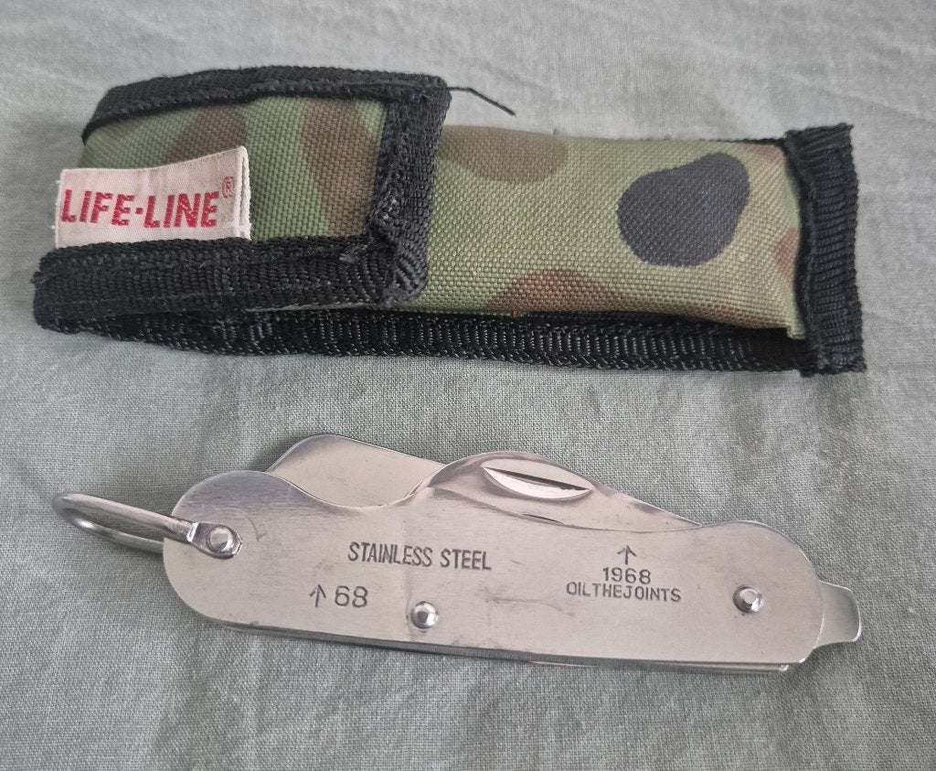 Brits militair zakmes uit 1968, Verzamelen, Ophalen of Verzenden, Overige soorten, Engeland, Mes of Dolk