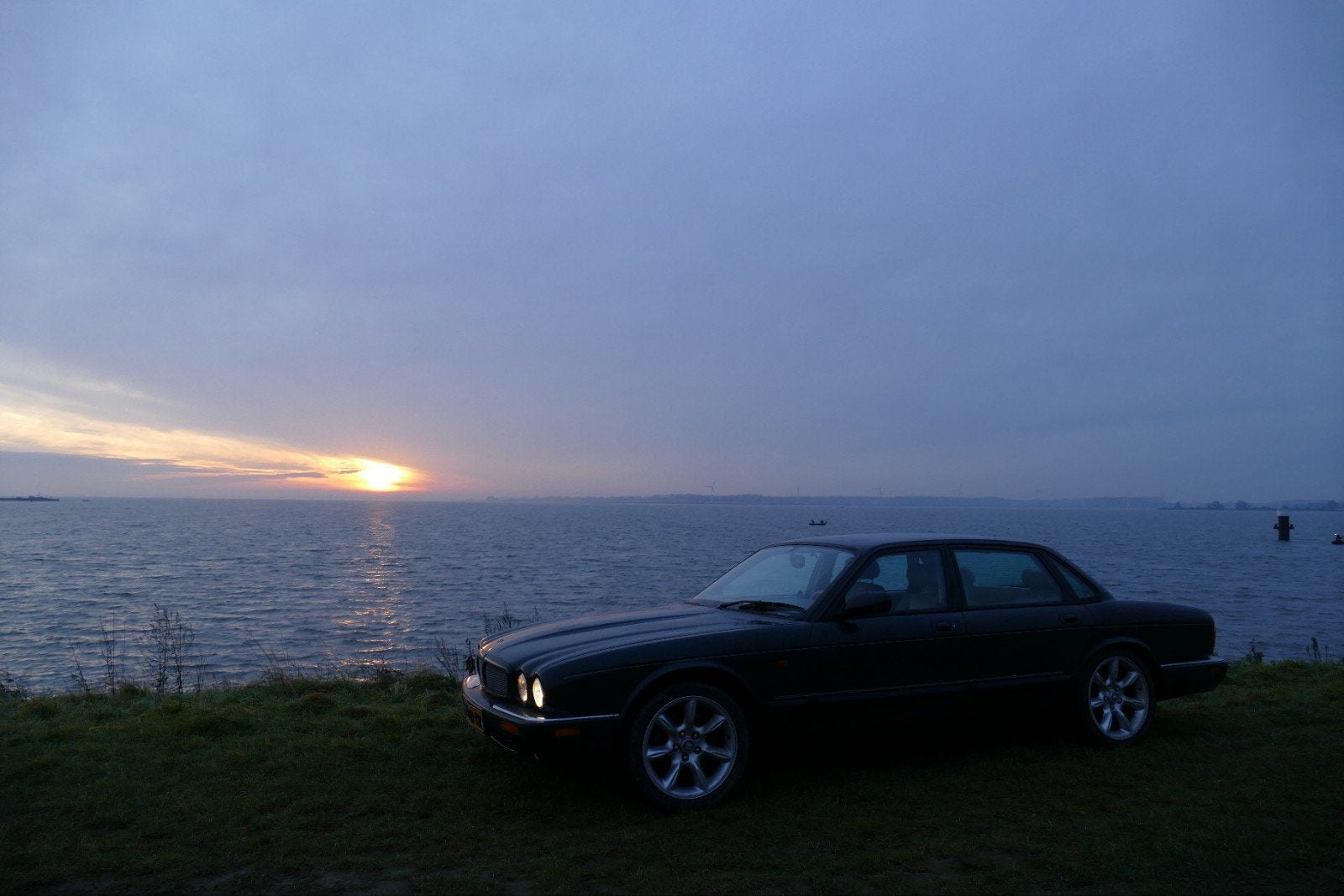 Jaguar XJ 4.0 Supercharger V8 AUT 1999 Groen, Auto's, Jaguar, Automaat, Achterwielaandrijving, Particulier, Automatische klimaatregeling