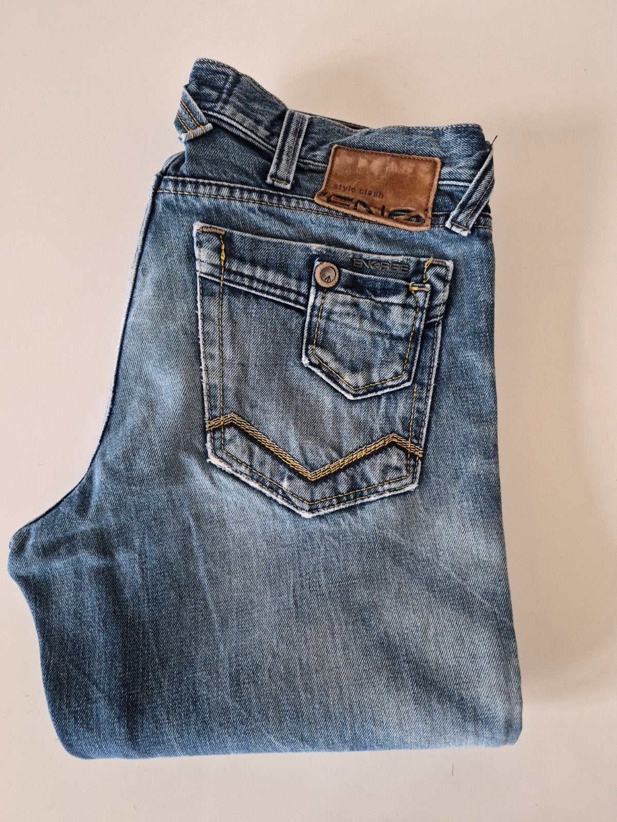 Energie Y2k 'Style Clash' Jeans W31 L34 - Zo goed als nieuw, Kleding | Heren, Energie, Blauw, W32 (confectie 46) of kleiner, Ophalen of Verzenden