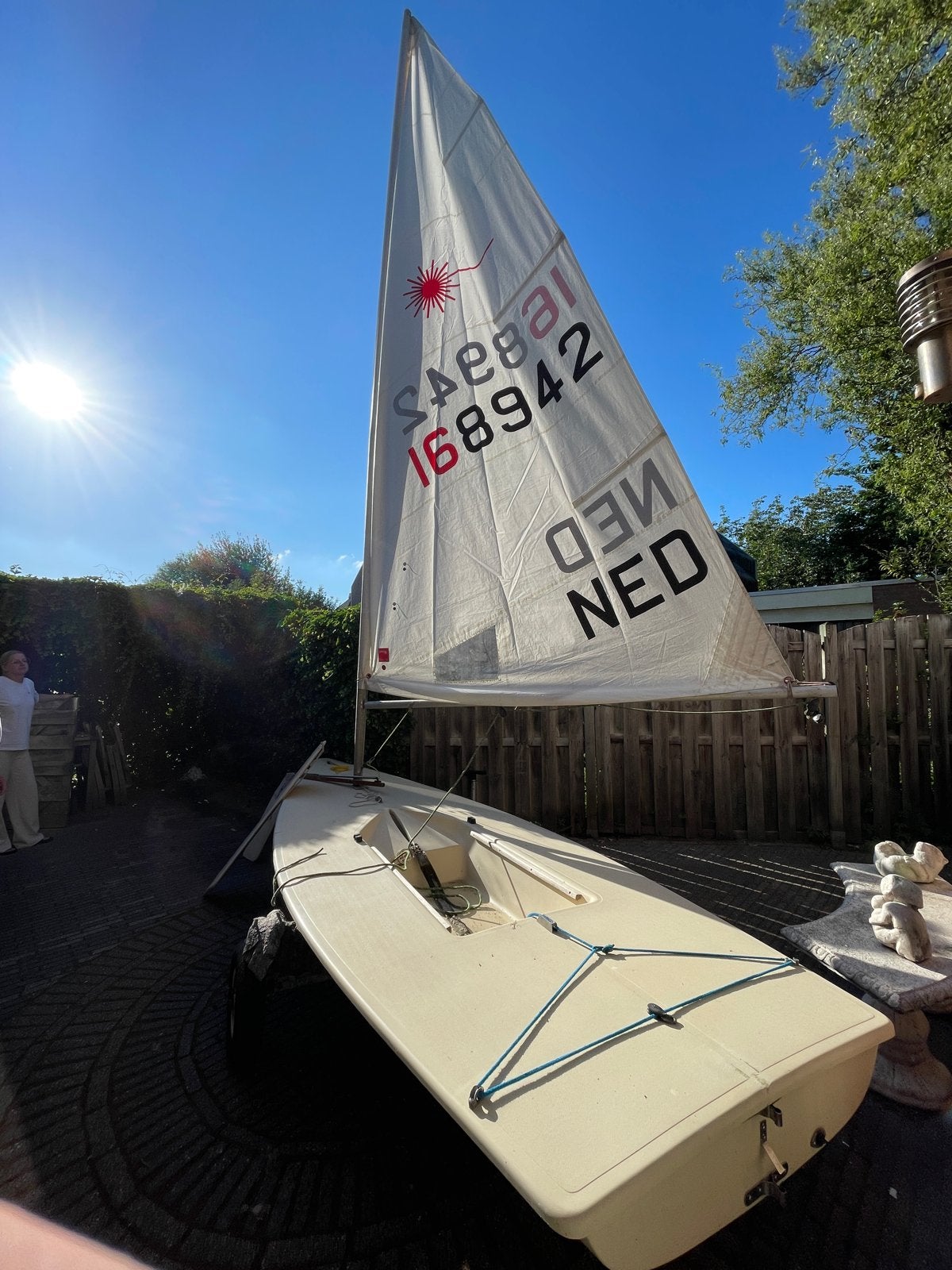 Laser Zeilboot – Vaarklaar incl. 2 zeilen en strandtrailer, Ophalen, Gebruikt, Overige brandstoffen, Laser