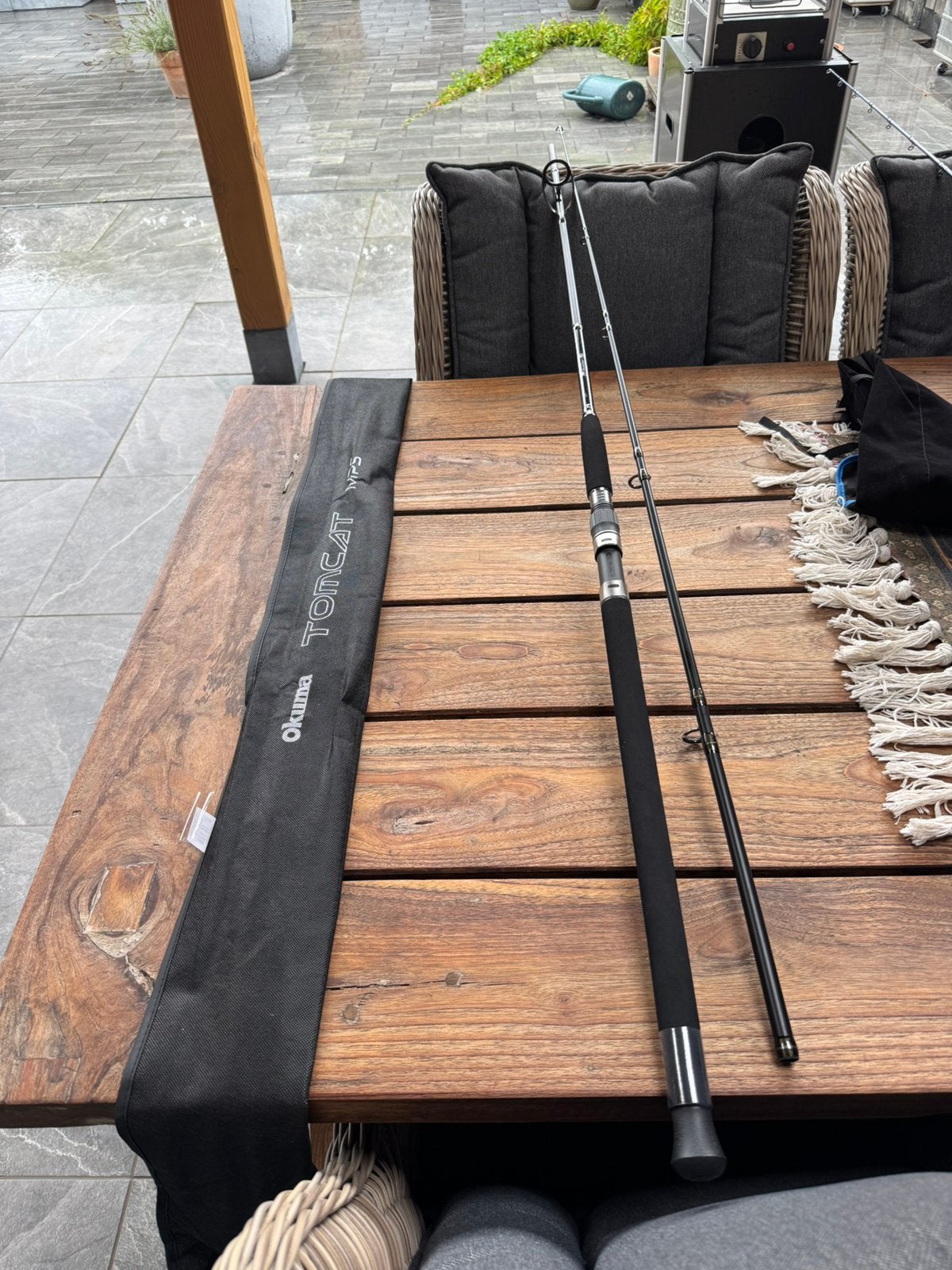 nieuwe okuma tomcat mps hengels 2,7 m en 60-160 gr zee en me, Ophalen of Verzenden, Nieuw, Werphengel