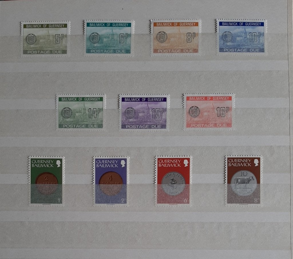 1 Kaart Postzegels Guernsey Nr. 1 Postfris, Postzegels en Munten, Ophalen, Postfris