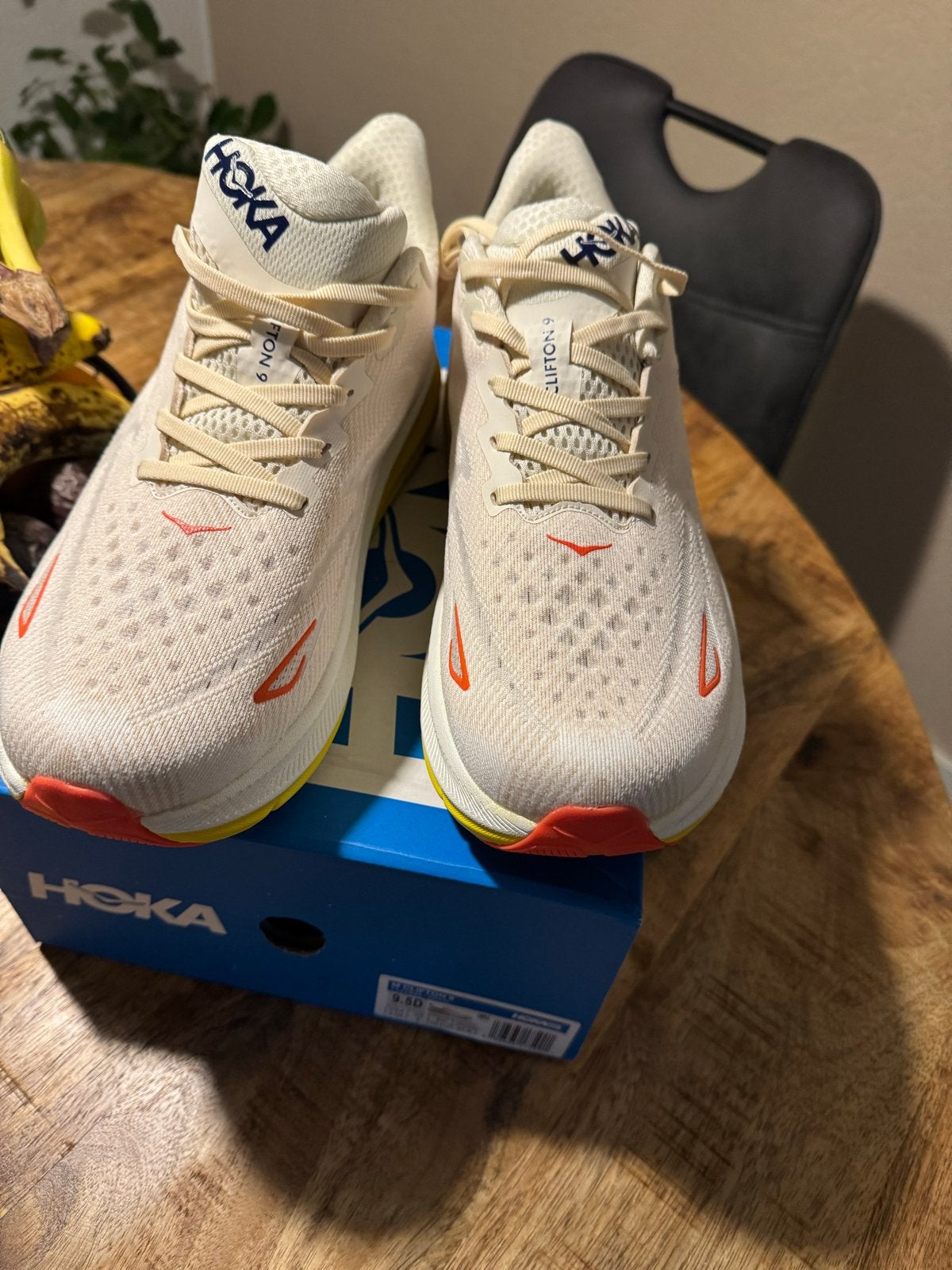 Hoka Clifton 9 hardloopschoenen - Nieuw in doos, Ophalen of Verzenden, Nieuw, Wit, Sneakers of Gympen