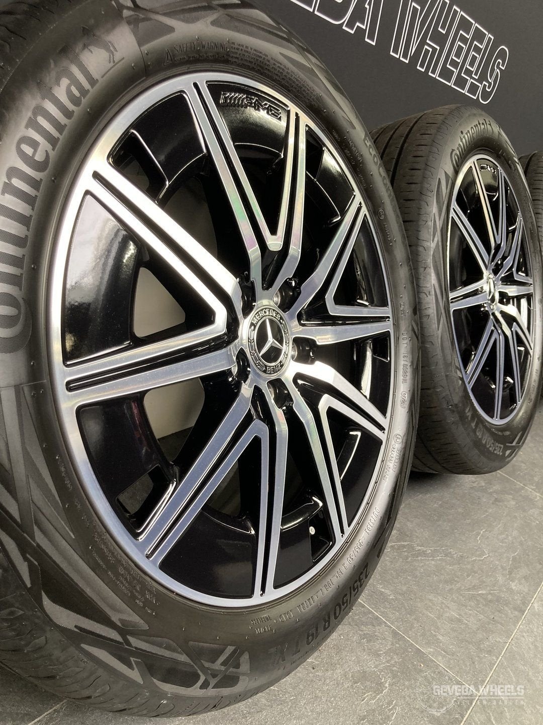 19” originele Mercedes EQA H243 EQB X243 AMG velgen + banden, 19 inch, Gebruikt, -, -