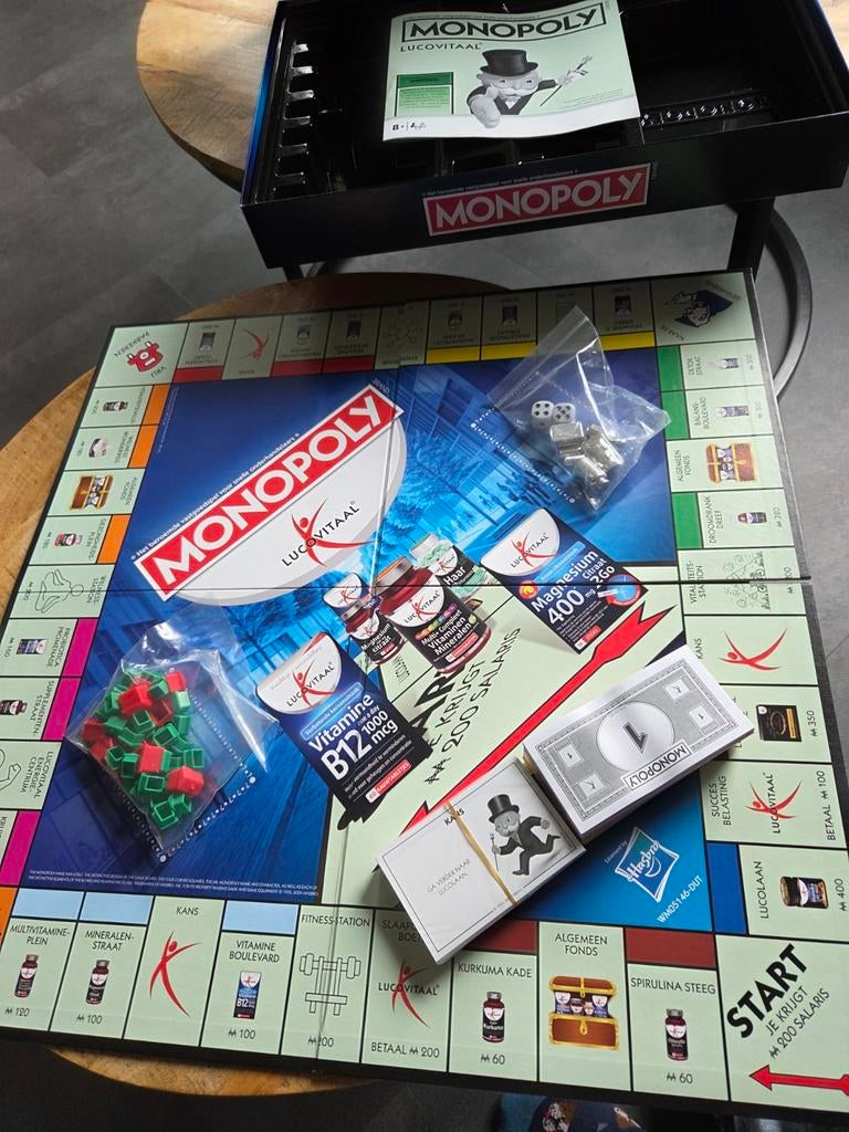 Monopoly Lucovitaal, Hobby en Vrije tijd, Gezelschapsspellen | Bordspellen, Ophalen of Verzenden, Zo goed als nieuw