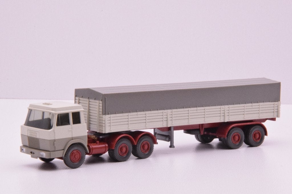 Hanomag Henschell met trailer  ' Wiking '', Ophalen of Verzenden, Zo goed als nieuw, Bus of Vrachtwagen, Wiking