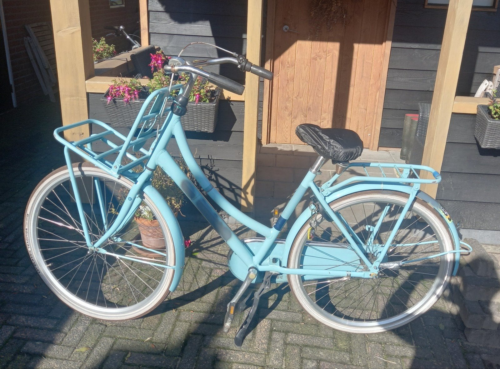Damesfiets 28 inch / 50 cm frame, Ophalen, Overige merken, Versnellingen