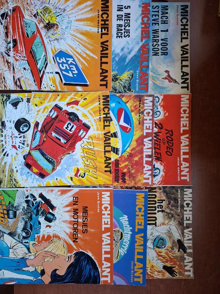 strips M. Vaillant, Gelezen, Jean Graton, Ophalen of Verzenden, Meerdere stripboeken