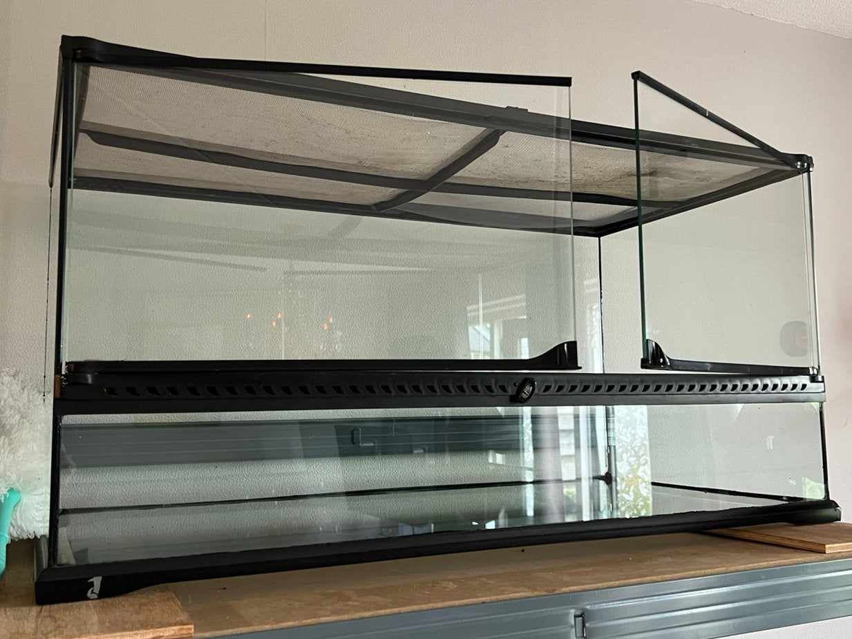 Exo terra 90x45x45 (LxBxH) met lichtkap, Dieren en Toebehoren, Reptielen en Amfibieën | Toebehoren, Ophalen, Terrarium of Paludarium