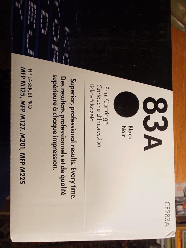3 * HP LaserJet Pro 83A Zwarte Toner Cartridge (CF283A), Ophalen of Verzenden, Nieuw, Toner, HP