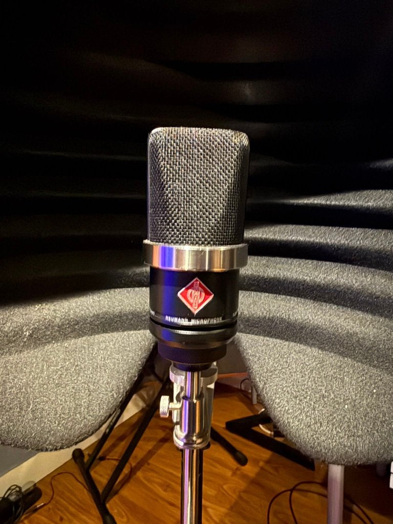 Neumann TLM 102 Microfoon, Muziek en Instrumenten, Ophalen, Zo goed als nieuw, Studiomicrofoon