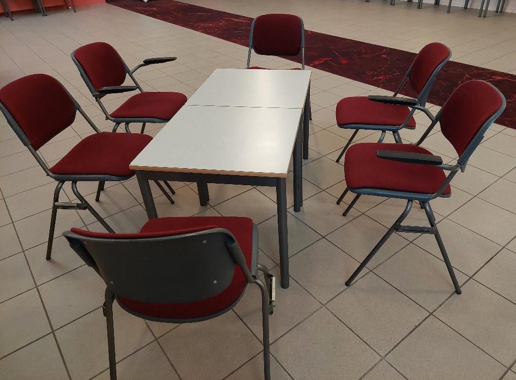 Tafels, bijzet tafels, werkbankjes, Huis en Inrichting, Tafels | Eettafels, Ophalen, Gebruikt, 50 tot 100 cm, Vierkant
