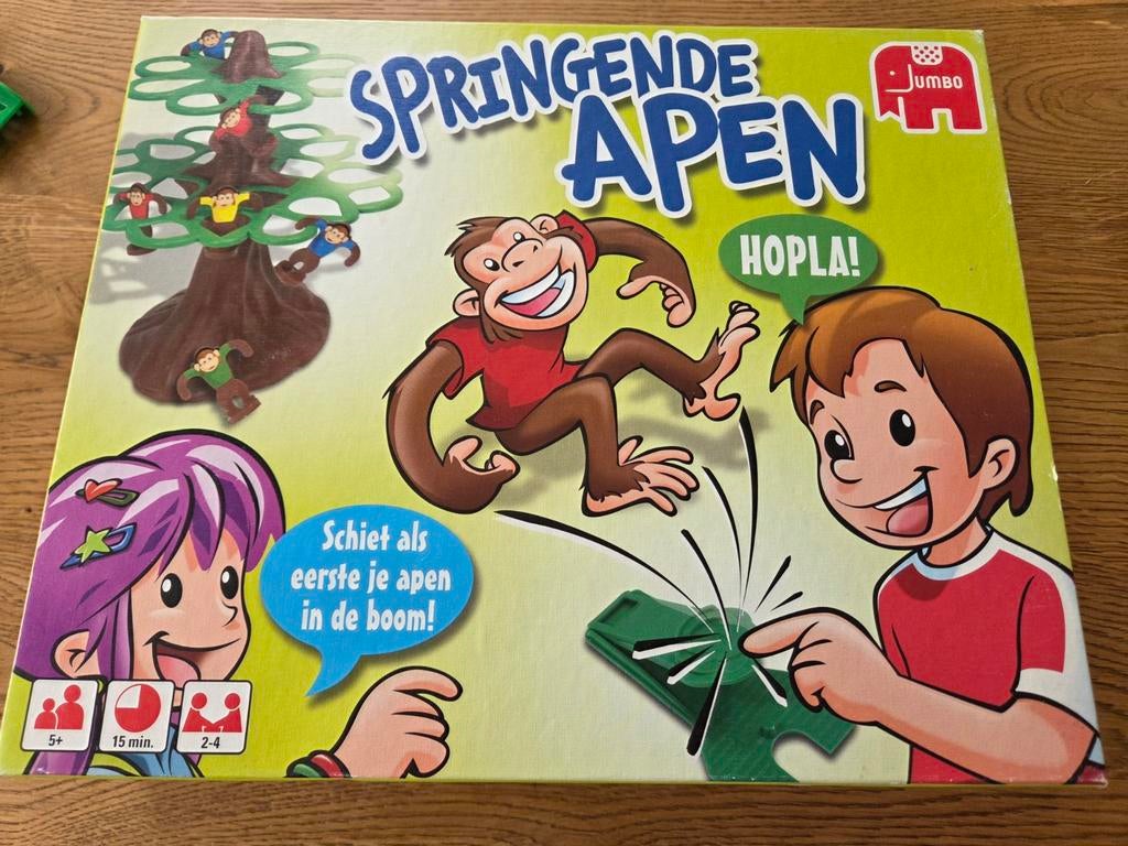 Spel springende apen, Ophalen of Verzenden, Zo goed als nieuw