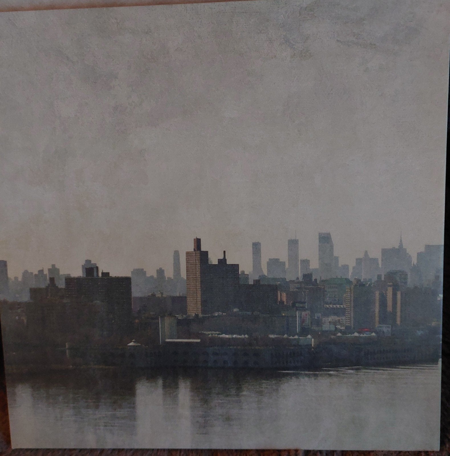 IKEA PJÄTTERYD Canvas drieluik - New York skyline, Ophalen, Nieuw, 125 cm of meer
