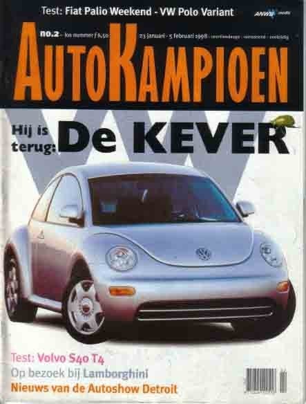 Autokampioen 2 1998 : Volvo S40 T4 / S70 T5 - Lexus LS400, Ophalen of Verzenden, Gelezen, Algemeen