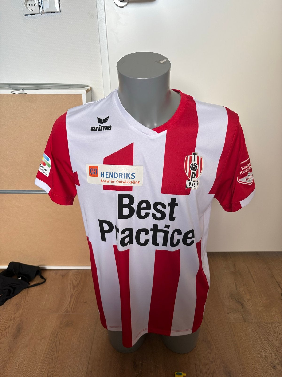 Matchworn voetbalshirt TOP Oss - Overgoor #19, Ophalen of Verzenden, Gebruikt, Shirt
