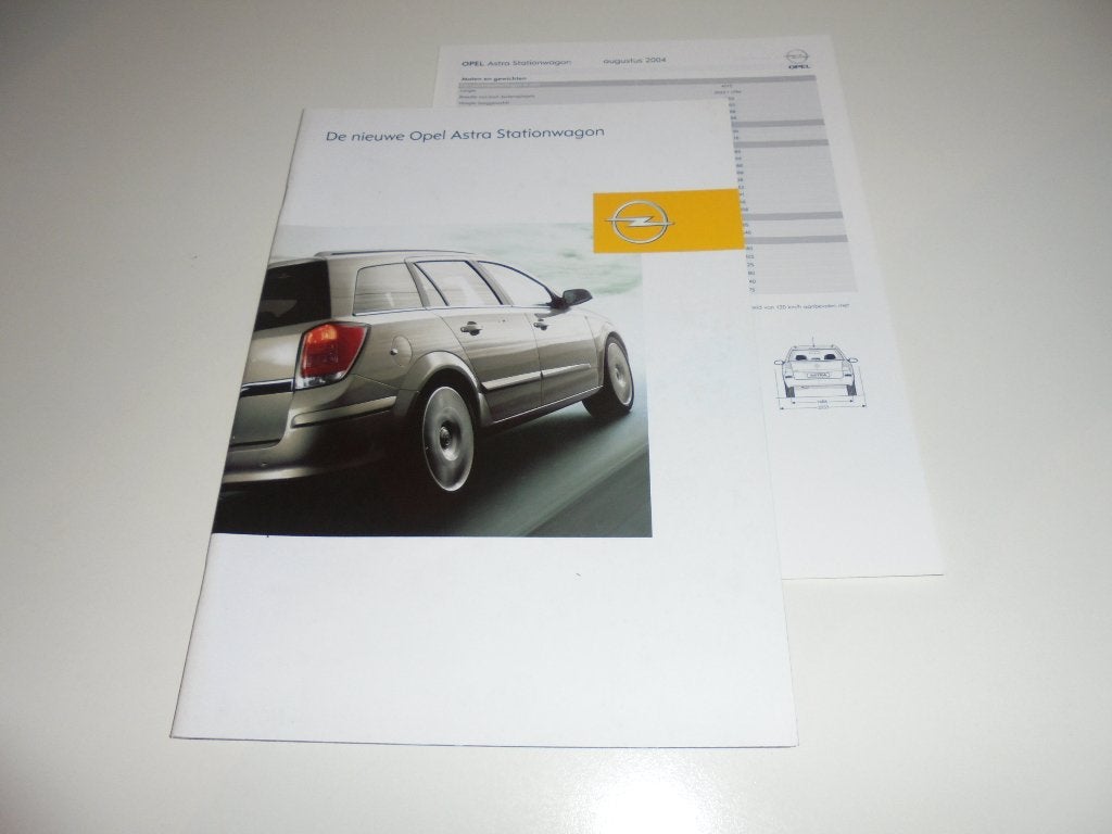 brochure Opel Astra Stationwagon  2005, Ophalen of Verzenden, Zo goed als nieuw, Opel