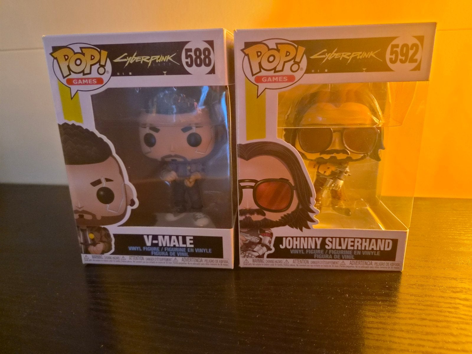 Funko Pop! Cyberpunk 2077 V-Male & Johnny Silverhand, Verzamelen, Ophalen, Nieuw