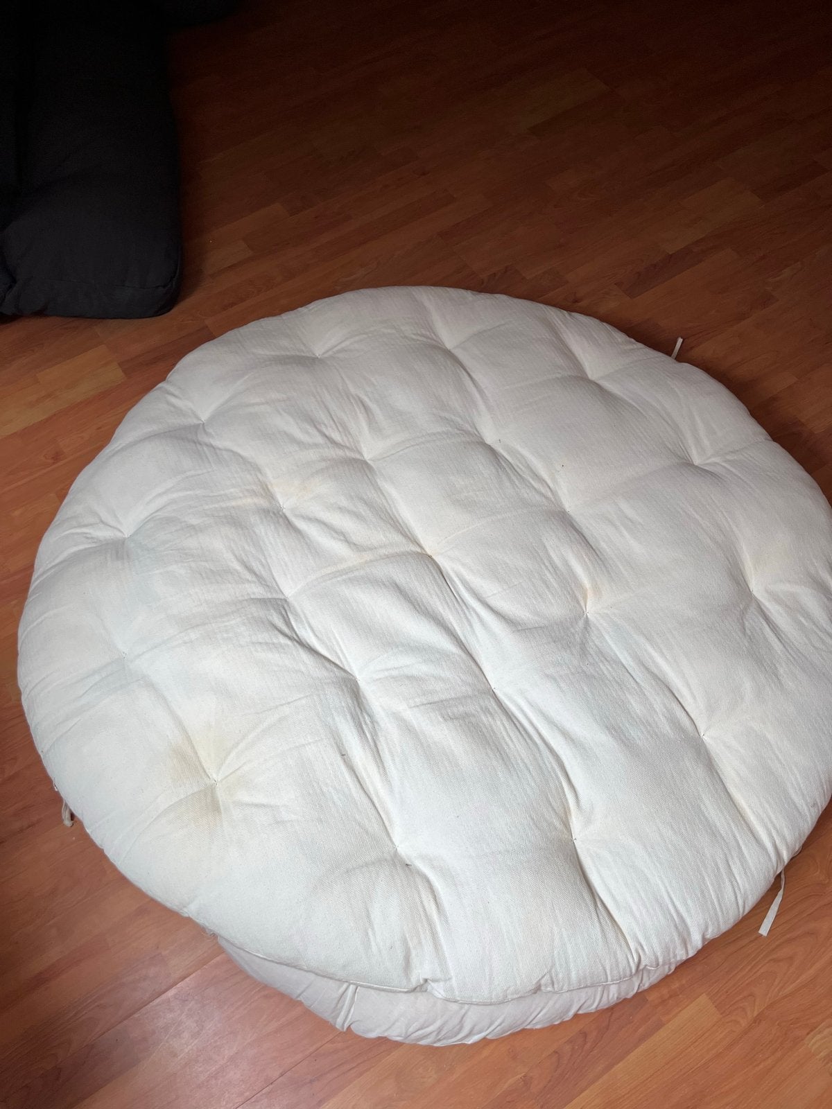 Wit kussen voor papasan stoel, Huis en Inrichting, Stoelen, Ophalen, Gebruikt, Wit, Eén