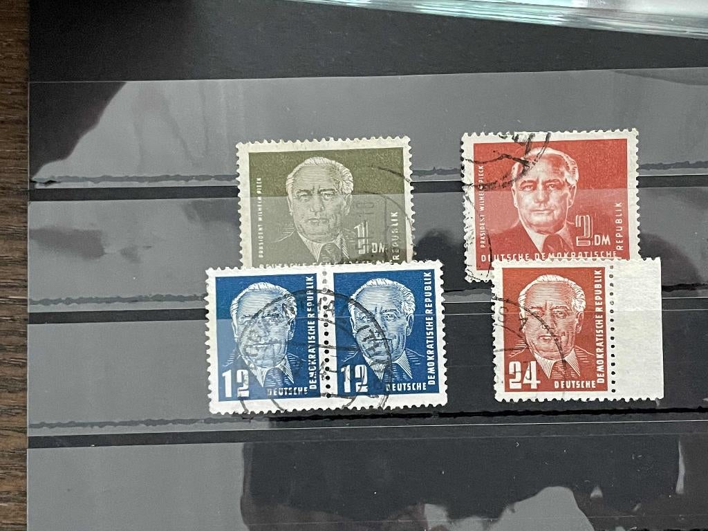 postzegels Duitsland DDR michel 251 t/m 254 (74), Verzenden, DDR, Gestempeld