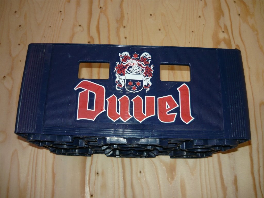 Oud DUVEL MOORTGAT Bierkrat uit de Jaren 80 (Bier Krat), Ophalen of Verzenden, Gebruikt, Overige typen, Duvel