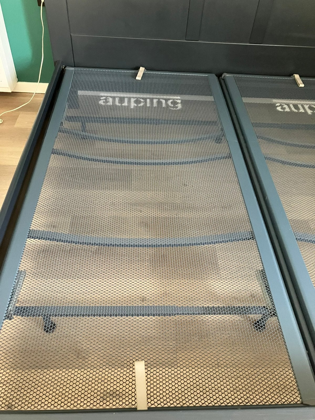 Auping spiraalbodem met ombouw, Ophalen, Gebruikt, Tweepersoons, 200 cm