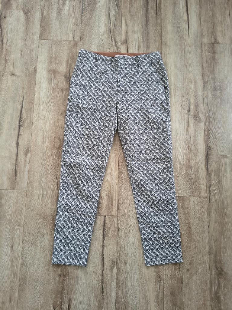 Prachtige zwart witte pantalon Scotch & Soda, S. Raffia Town, Ophalen of Verzenden, Onb, Maat 36 (S), Lang
