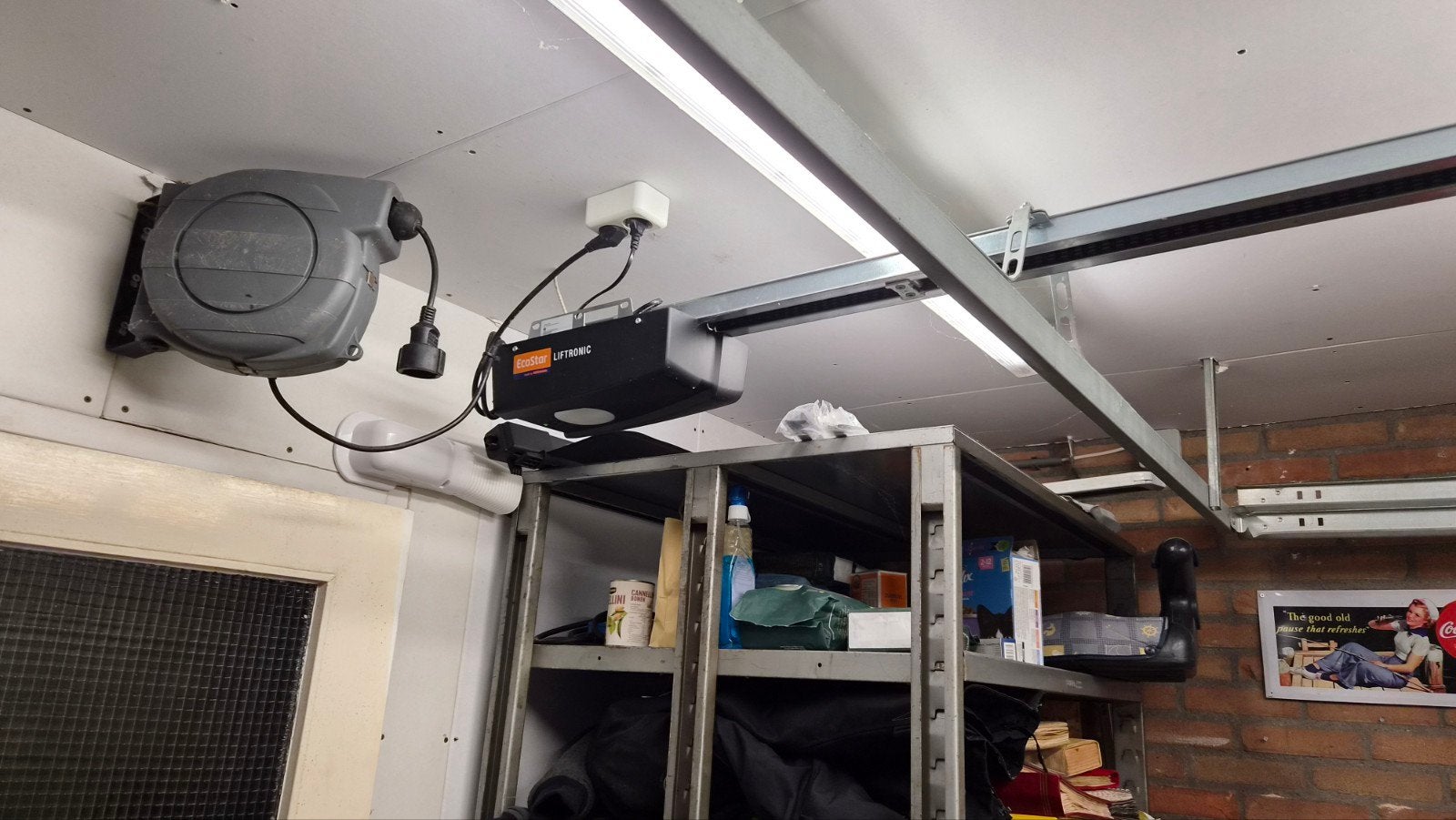 Ecostar Garagedeurmotor - Zo goed als nieuw, Ophalen, Gebruikt, Overige typen, 120 cm of meer
