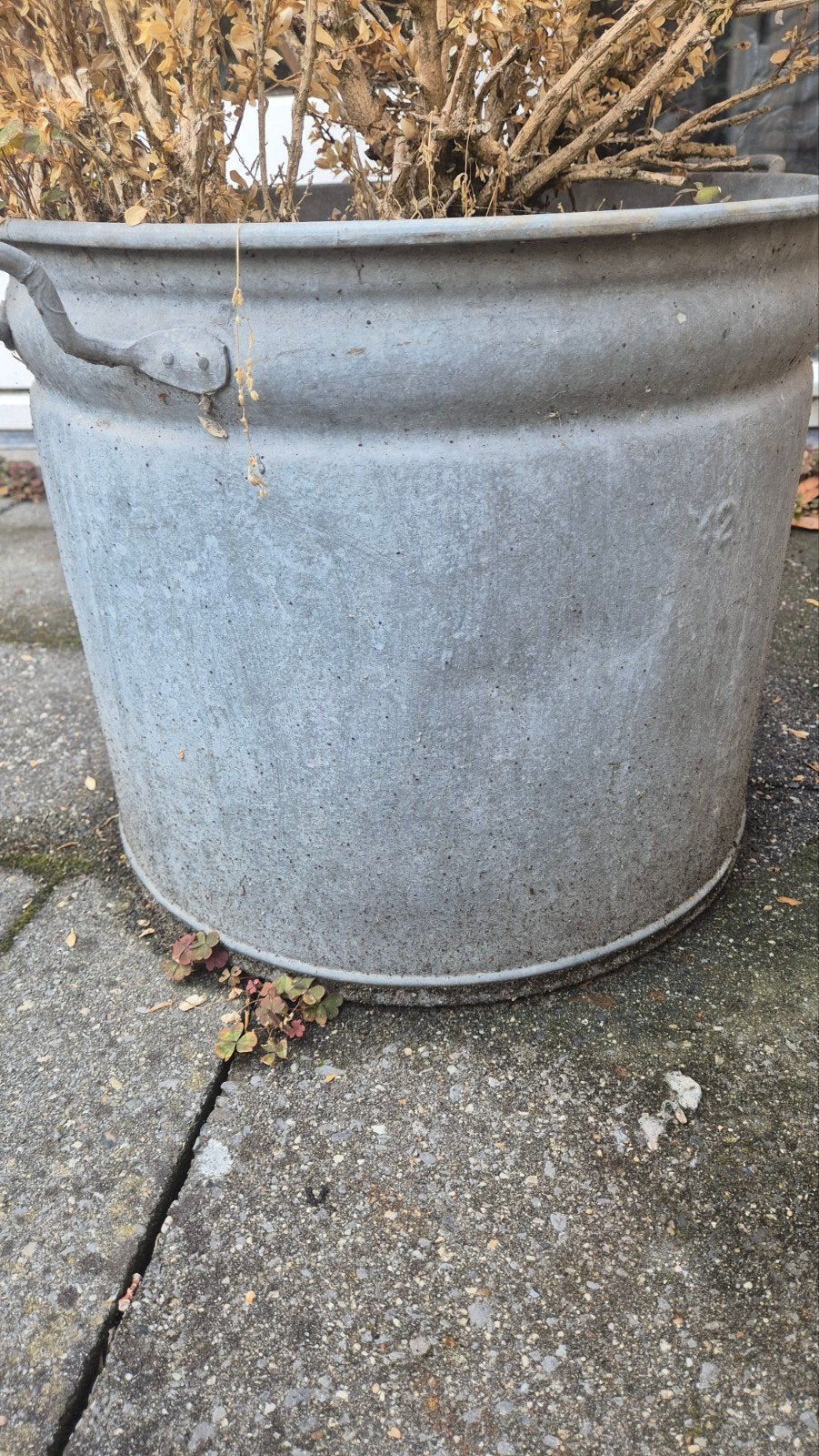 diverse zinken bakken/teilen, Ophalen, Rond, Metaal, Minder dan 30 cm