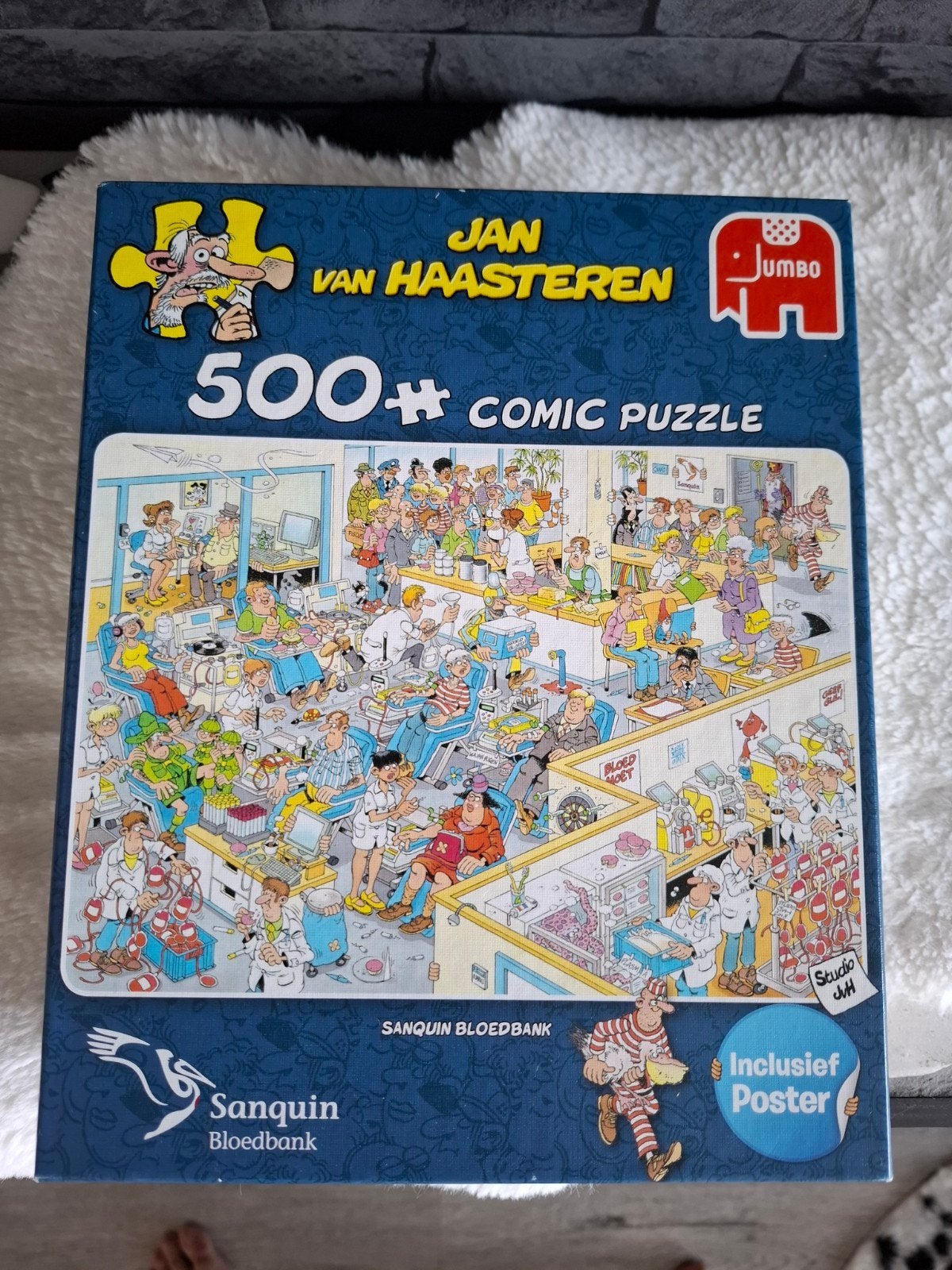 JAN VAN HAASTEREN PUZZEL 500 STUKJES, Hobby en Vrije tijd, Denksport en Puzzels, Ophalen, 500 t/m 1500 stukjes, Zo goed als nieuw