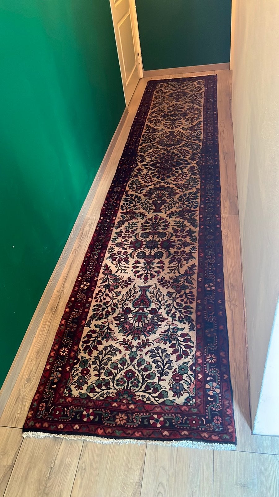 Gang- en hal kleed / loper / traploper 400 x 77, vintage, Huis en Inrichting, 200 cm of meer, Zo goed als nieuw, Rechthoekig, 50 tot 100 cm